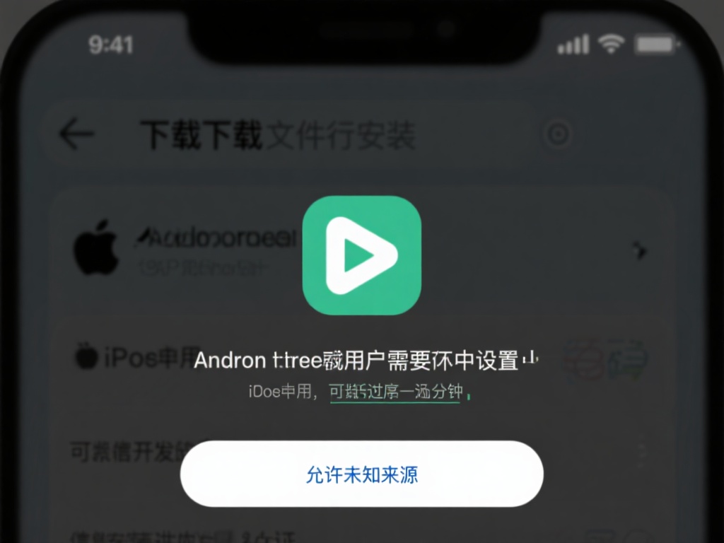 下载完成后，打开文件进行安装。安卓用户可能需要在设