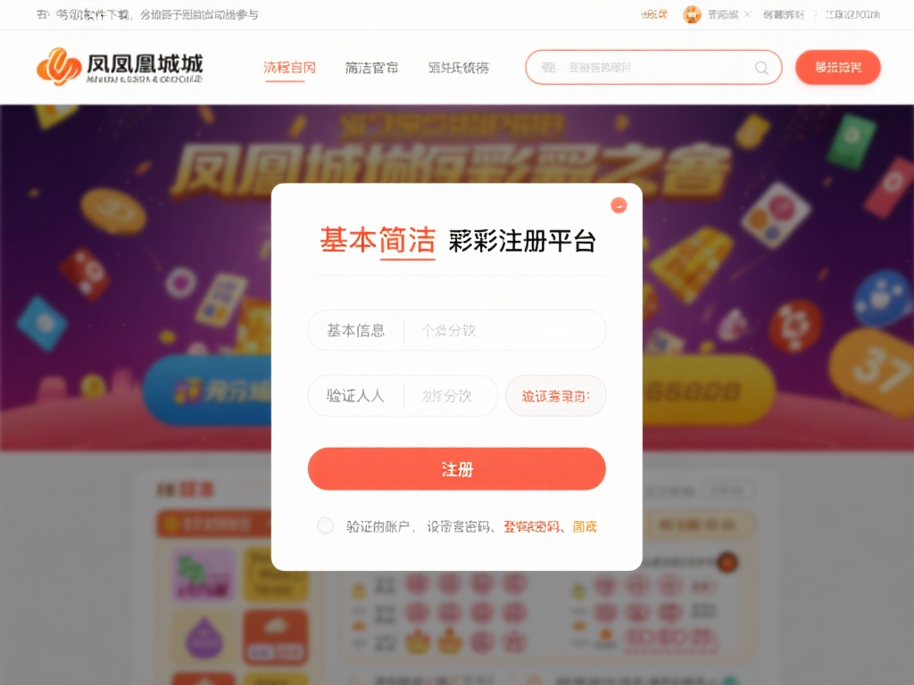 说到注册，凤凰城彩票注册平台的流程可以说是简洁到令